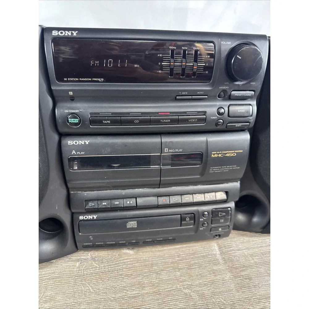 Sony MHC-450 Mini Hi-Fi Cassette, & AM/FM Stereo Work /CD Player Doesn't Work!